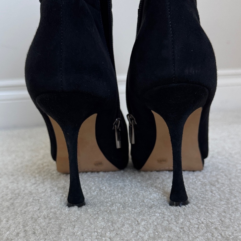 Vince Camuto Black Peviolia Suede Boots - Picture 4 of 7